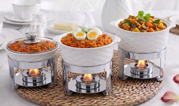 W7C - Ceramic Triple Dishes