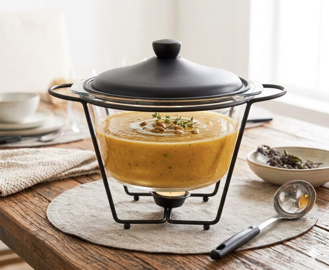 V8 - Glass Soup Tureen