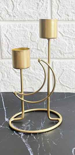 T4 - Gold Candle Stands